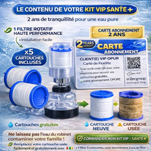 Filtre Rotatif 2-en-1 + Cartouches Offerte sur 2 Ans — Purifiez & Protégez Votre Famille