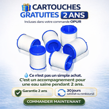Filtre Rotatif 2-en-1 + Cartouches Offerte — Purifiez & Protégez Votre Famille